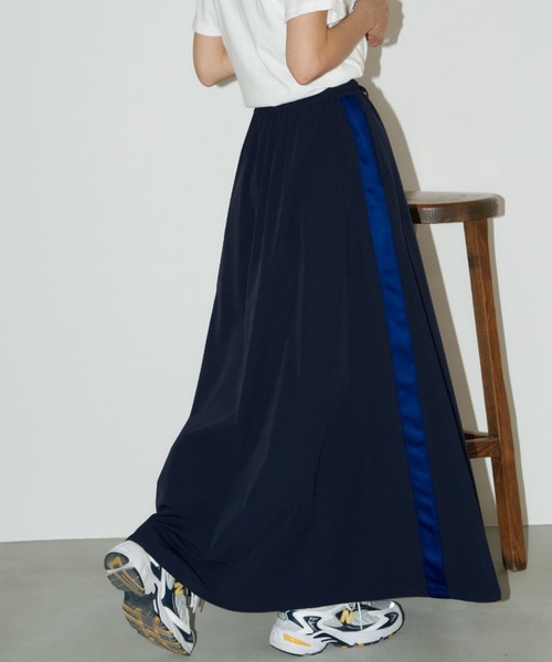 Auntie Rosa Holiday（アンティローザホリデー）の「サイドラインスカート（スカート・レディース・ブラック/ネイビー/ベージュ・マルチサイズ）」の20枚目の写真