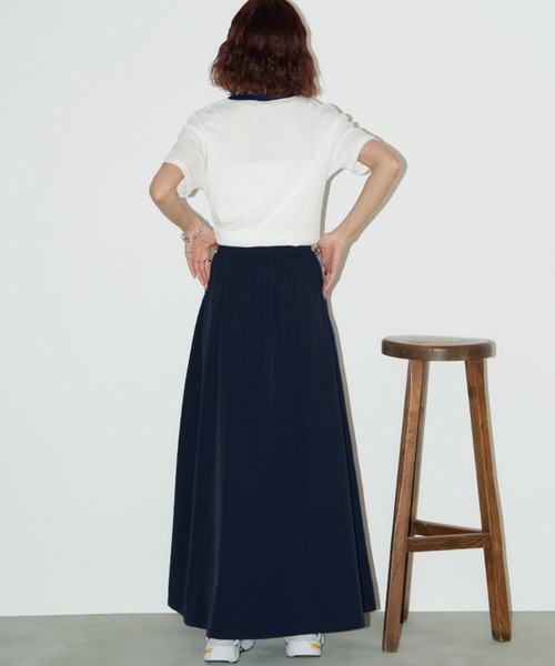 Auntie Rosa Holiday（アンティローザホリデー）の「サイドラインスカート（スカート・レディース・ブラック/ネイビー/ベージュ・マルチサイズ）」の14枚目の写真