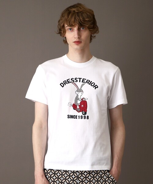 DRESSTERIOR(ドレステリア)の「◆EC・大阪ルクア限定 ベスパラビットT(Tシャツ/カットソー・メンズ・ホワイト/ピンク・90/91/92/94)」の2枚目の写真