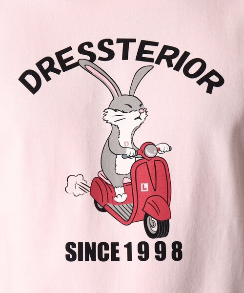 DRESSTERIOR(ドレステリア)の「◆EC・大阪ルクア限定 ベスパラビットT(Tシャツ/カットソー・メンズ・ホワイト/ピンク・90/91/92/94)」の13枚目の写真