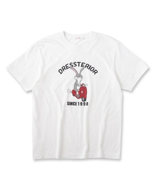 DRESSTERIOR(ドレステリア)の「◆EC・大阪ルクア限定 ベスパラビットT(Tシャツ/カットソー・メンズ・ホワイト/ピンク・90/91/92/94)」の12枚目の写真