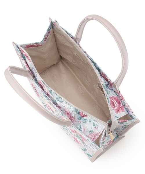 LAURA ASHLEY(ローラアシュレイ)の「ワイルド ローズ柄 トートバッグ(トートバッグ・レディース・ブルー系/ベージュ系・00)」の12枚目の写真