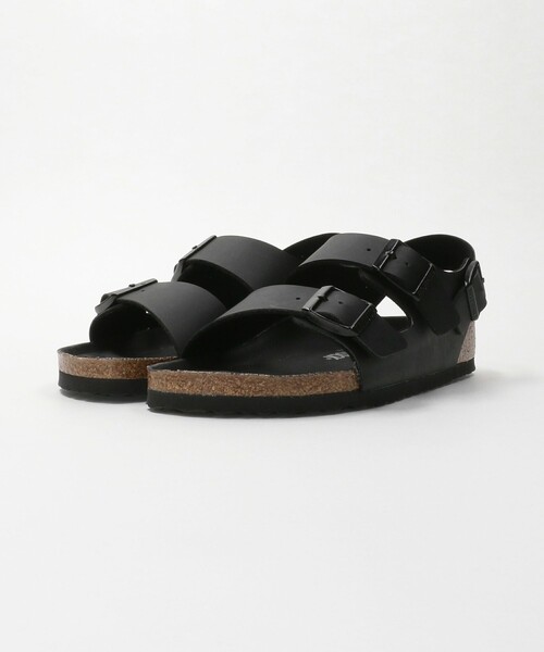 【新品　未使用】BIRKENSTOCK ミラノ ブラック サンダル 41 Birkenstock ミラノ ビルコフロー ブラック41 BIRKENSTOCK