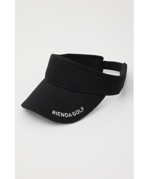 RIENDA GOLF(リエンダゴルフ)の「【RIENDA GOLF】サンバイザー リエンダゴルフ(サンバイザー・レディース・ブラック/ブルー系その他3/ホワイト・FREE)」の1枚目の写真