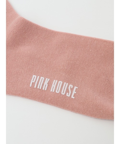 PINK HOUSE（ピンクハウス）の「ひな菊コサージュ柄ソックス（ソックス/靴下・レディース・キナリ/サックスブルー/ブラック/レッド/ピンク・フリー）」の12枚目の写真