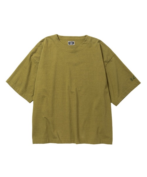 CALEE（キャリー）の「5 LENGTH 4/- SINKER KNITTING DROP SHOULDER CS（Tシャツ/カットソー・メンズ・グリーン/ブラック/ホワイト/オリーブ/ダークパープル・LARGE/MEDIUM/X-LARGE）」の3枚目の写真