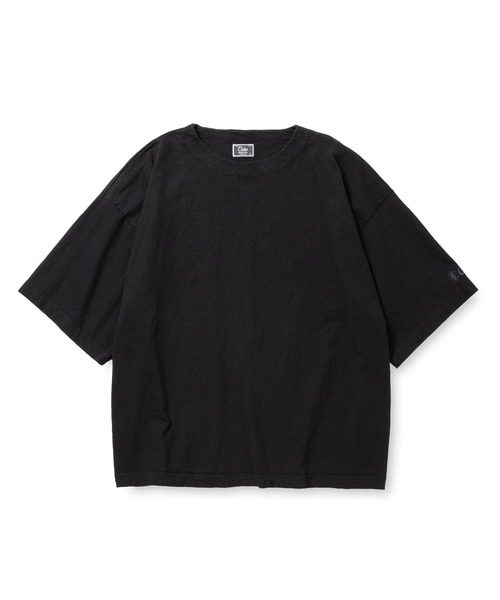 CALEE（キャリー）の「5 LENGTH 4/- SINKER KNITTING DROP SHOULDER CS（Tシャツ/カットソー・メンズ・グリーン/ブラック/ホワイト/オリーブ/ダークパープル・LARGE/MEDIUM/X-LARGE）」の11枚目の写真