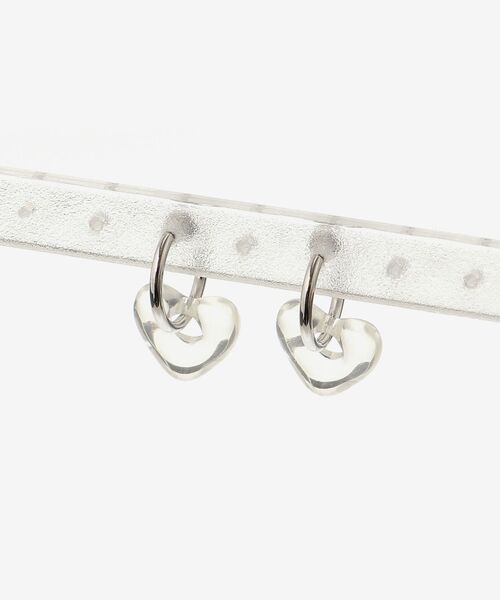 MAJESTIC LEGON（マジェスティックレゴン）の「ハート×クリアイヤリング（イヤリング・レディース・A/ゴールド/シルバー・FREE）」の5枚目の写真