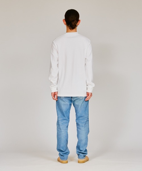 HANES(ヘインズ)の「【Hanes/ヘインズ】メンズ クルーネックロングスリーブ(Tシャツ/カットソー・メンズ・ブラック/ホワイト・LARGE/X-LARGE/MEDIUM)」の8枚目の写真
