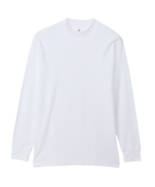 HANES(ヘインズ)の「【Hanes/ヘインズ】メンズ クルーネックロングスリーブ(Tシャツ/カットソー・メンズ・ブラック/ホワイト・LARGE/X-LARGE/MEDIUM)」の9枚目の写真