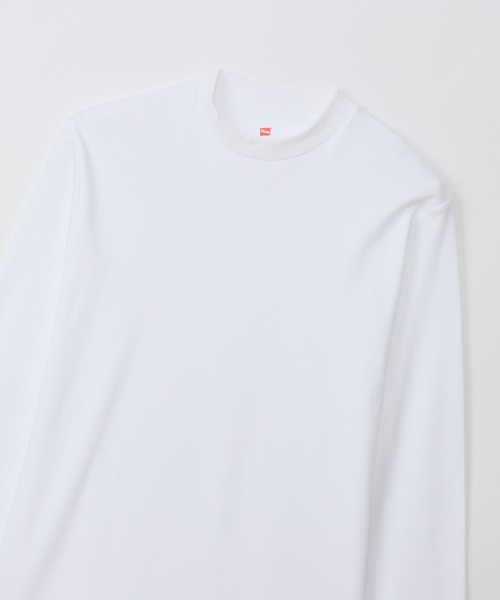 HANES(ヘインズ)の「【Hanes/ヘインズ】メンズ クルーネックロングスリーブ(Tシャツ/カットソー・メンズ・ブラック/ホワイト・LARGE/X-LARGE/MEDIUM)」の4枚目の写真