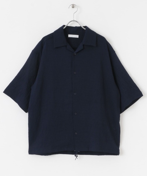 SENSE OF PLACE by URBAN RESEARCH（センスオブプレイスバイアーバンリサーチ）の「シアーレースドローコードオープンカラーシャツ（シャツ/ブラウス・メンズ・アイボリー/ネイビー/オレンジ・MEDIUM/LARGE）」の19枚目の写真