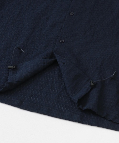 SENSE OF PLACE by URBAN RESEARCH（センスオブプレイスバイアーバンリサーチ）の「シアーレースドローコードオープンカラーシャツ（シャツ/ブラウス・メンズ・アイボリー/ネイビー/オレンジ・MEDIUM/LARGE）」の20枚目の写真