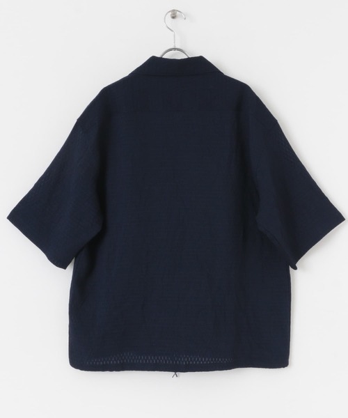 SENSE OF PLACE by URBAN RESEARCH（センスオブプレイスバイアーバンリサーチ）の「シアーレースドローコードオープンカラーシャツ（シャツ/ブラウス・メンズ・アイボリー/ネイビー/オレンジ・MEDIUM/LARGE）」の21枚目の写真