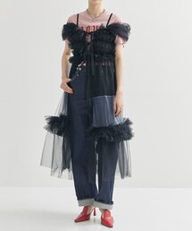 VIVIANO | 【VIVIANO/ヴィヴィアーノ】《STUDIOUS別注》Tulle  Dress/チュールドレス(ドレス)