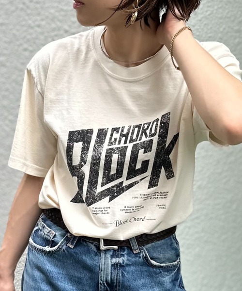 セール】COMFORT COLORS ヴィンテージ加工 BLOCK CHORD ロゴ半袖