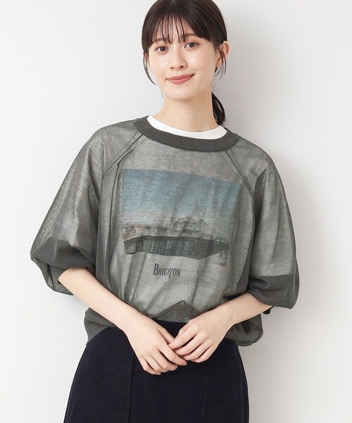 Dessin（デッサン）の「◆【洗える】シースルーニット（XS～L）（ニット/セーター・レディース・ホワイト系/チャコールグレー/ブラック・00/01/02/03）」の12枚目の写真