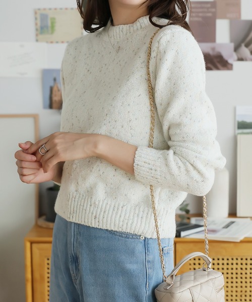 美品♡定価5万 ルネ コサージュ カメリア ラメ パール ニットカーディガン 3417100_099_1.jpg