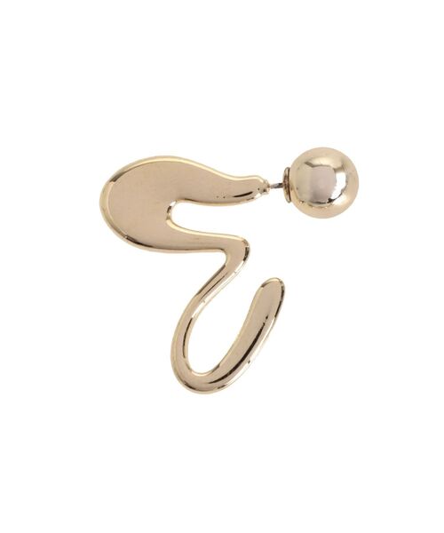 EMODA（エモダ）の「アシンメトリーEMニュアンスピアス（ピアス（両耳用）・レディース・シルバー/ゴールド・FREE）」の18枚目の写真