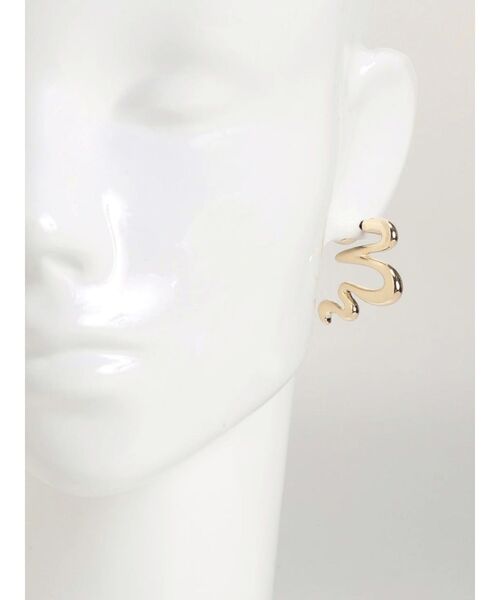 EMODA（エモダ）の「アシンメトリーEMニュアンスピアス（ピアス（両耳用）・レディース・シルバー/ゴールド・FREE）」の22枚目の写真