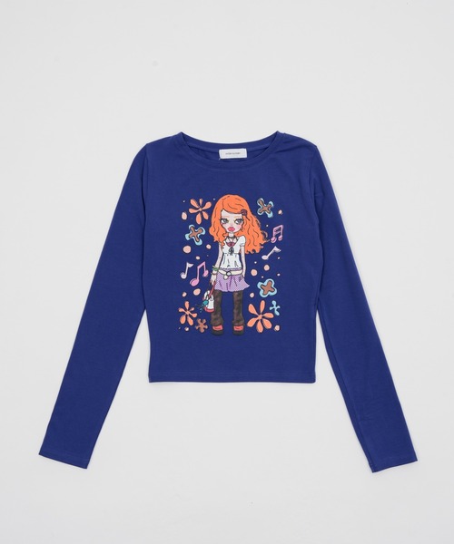 トップス hannah - selfish girl t-shirt INTER FACTORY（インターファクトリー）の「hannah - selfish