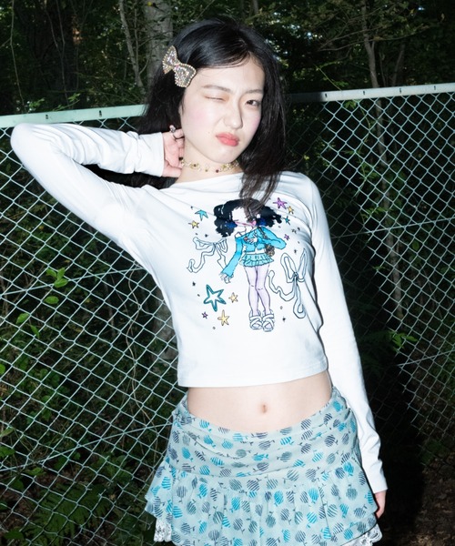 トップス bee's room hannah - selfish girl t-shirt INTER FACTORY（インターファクトリー）の「hannah - selfish