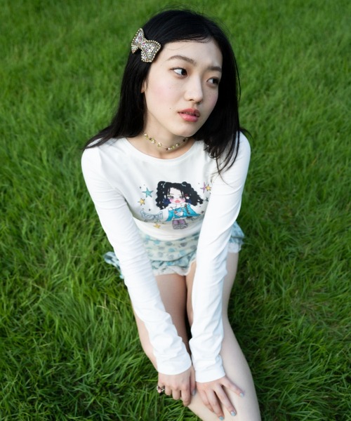 トップス bee's room hannah - selfish girl t-shirt INTER FACTORY（インターファクトリー）の「hannah - selfish