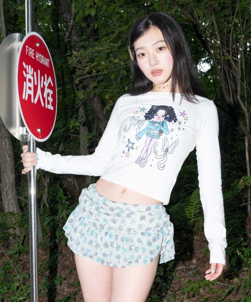 トップス hannah - selfish girl t-shirt INTER FACTORY（インターファクトリー）の「hannah - selfish