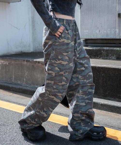 WEGO（ウィゴー）の「WEGO/ヴィンテージウォッシュパラシュートカーゴパンツ（カーゴパンツ・レディース・その他1・SMALL/X-SMALL/MEDIUM）」の9枚目の写真