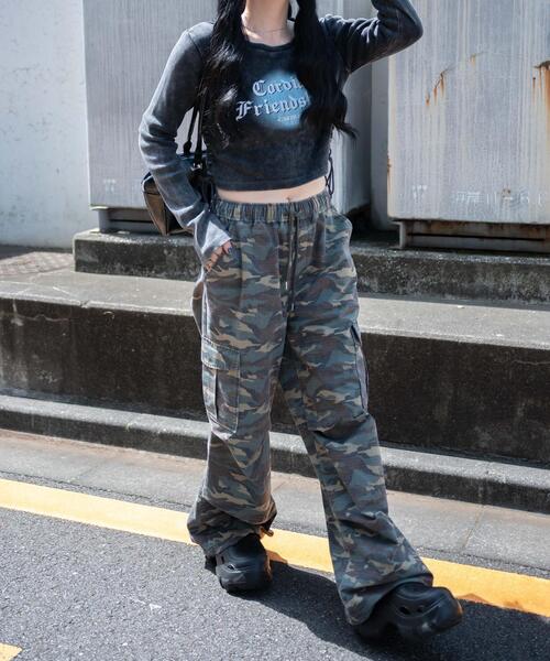 WEGO（ウィゴー）の「WEGO/ヴィンテージウォッシュパラシュートカーゴパンツ（カーゴパンツ・レディース・その他1・SMALL/X-SMALL/MEDIUM）」の15枚目の写真