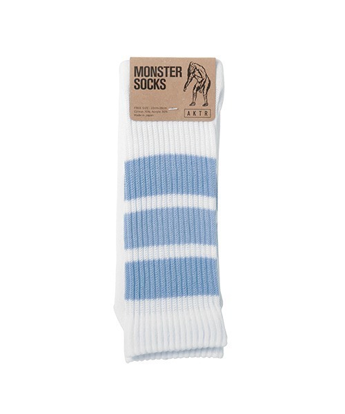 AKTR（アクター）の「AKTR MONSTER SOCKS（アクター モンスター ソックス）（ソックス/靴下・メンズ・イエロー/ブルー・FREE）」の3枚目の写真