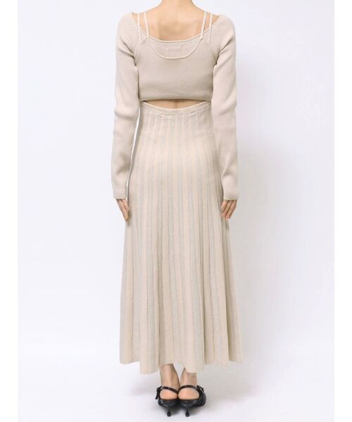 EATME（イートミー）の「ロゴチャームニットワンピース（ワンピース・レディース・アイボリー/ブラック/ブラウン・FREE）」の19枚目の写真