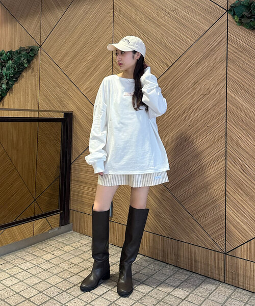 mline（エムライン）の「[mline]ヴィンテージフォトロンT（Tシャツ/カットソー・レディース・ブラック系その他/ブラック/ホワイト/ホワイト系その他・FREE）」の8枚目の写真