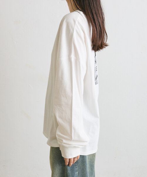 mline（エムライン）の「[mline]ヴィンテージフォトロンT（Tシャツ/カットソー・レディース・ブラック系その他/ブラック/ホワイト/ホワイト系その他・FREE）」の10枚目の写真