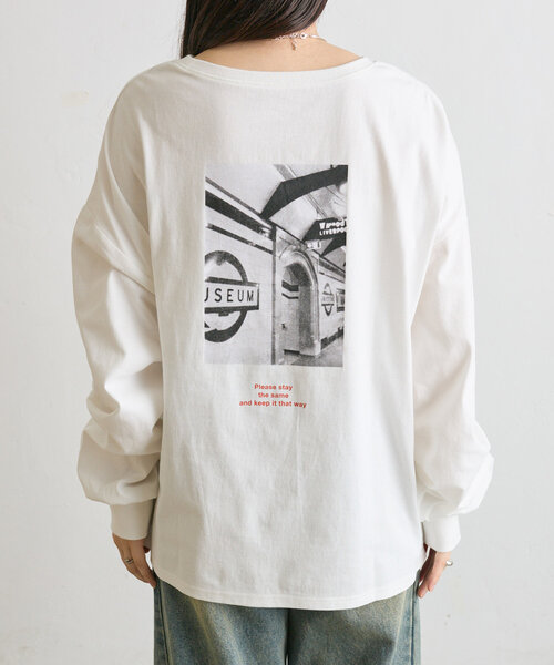 mline（エムライン）の「[mline]ヴィンテージフォトロンT（Tシャツ/カットソー・レディース・ブラック系その他/ブラック/ホワイト/ホワイト系その他・FREE）」の11枚目の写真