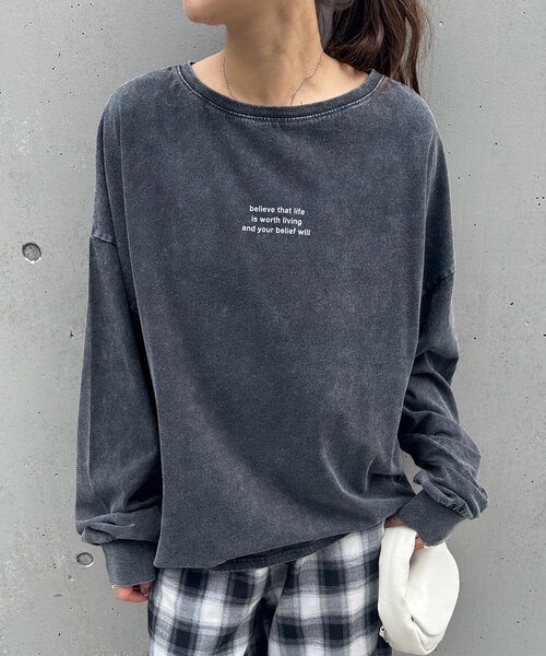 mline（エムライン）の「[mline]ヴィンテージフォトロンT（Tシャツ/カットソー・レディース・ブラック系その他/ブラック/ホワイト/ホワイト系その他・FREE）」の17枚目の写真