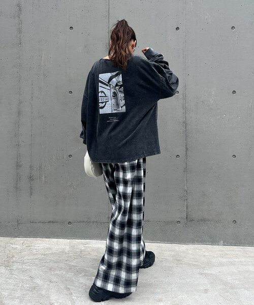 mline（エムライン）の「[mline]ヴィンテージフォトロンT（Tシャツ/カットソー・レディース・ブラック系その他/ブラック/ホワイト/ホワイト系その他・FREE）」の19枚目の写真