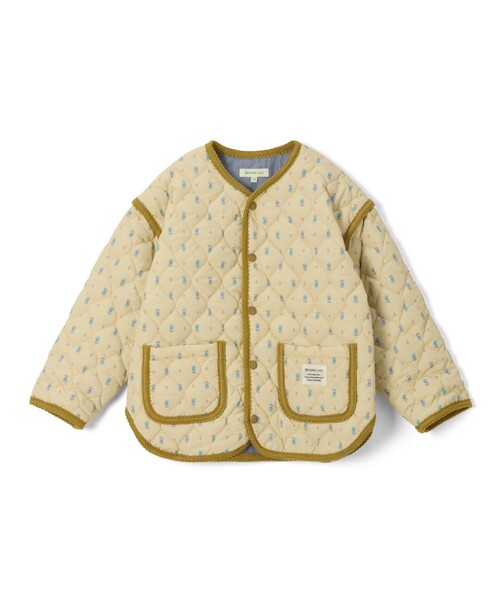 Beams mini 花柄 キルト ブルゾン 2024FW BEAMS mini（ビームスミニ）の「花柄 キルト ブルゾン 2024FW