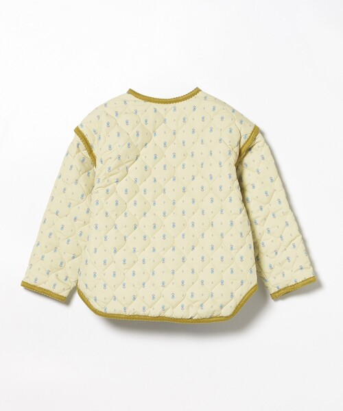 Beams mini 花柄 キルト ブルゾン 2024FW BEAMS mini（ビームスミニ）の「花柄 キルト ブルゾン 2024FW