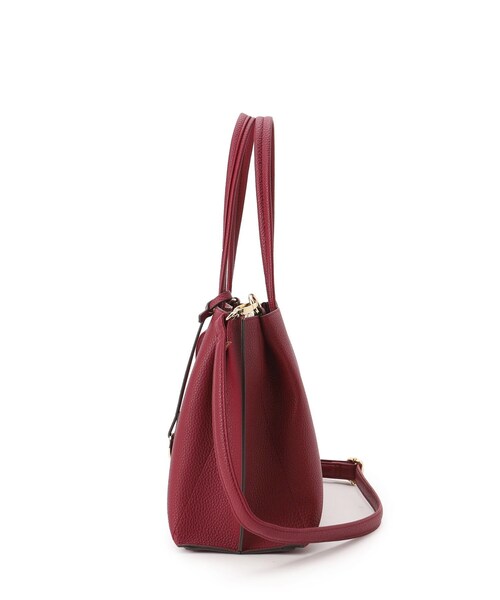 SHOO・LA・RUE(シューラルー)の「◆【軽量/2WAY】デイリーにも通勤にも ふわっと軽いトートバッグ(トートバッグ・レディース・ブラック/ワインレッド/グレー/ベージュ系4・00)」の7枚目の写真