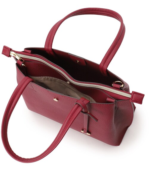 SHOO・LA・RUE(シューラルー)の「◆【軽量/2WAY】デイリーにも通勤にも ふわっと軽いトートバッグ(トートバッグ・レディース・ブラック/ワインレッド/グレー/ベージュ系4・00)」の16枚目の写真