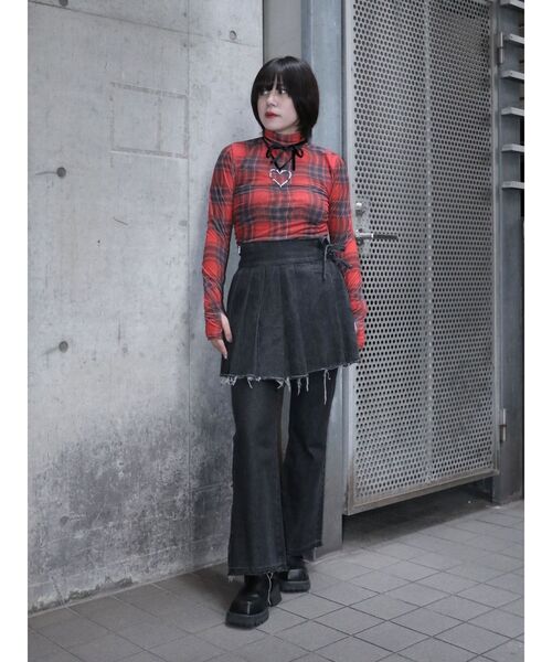 jouetie(ジュエティ)の「プリーツスカートレイヤードパンツ(その他パンツ・レディース・ブラウン/ブルー/ブラック・MEDIUM)」の17枚目の写真