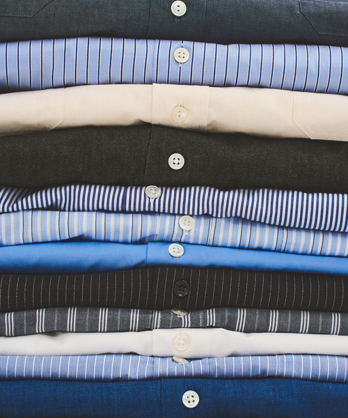 【セール】BLUE STRIPE B.D. SH / ブルーストライプボタンダウンシャツ（シャツ/ブラウス）｜417 EDIFICE（フォーワンセブンエディフィス）