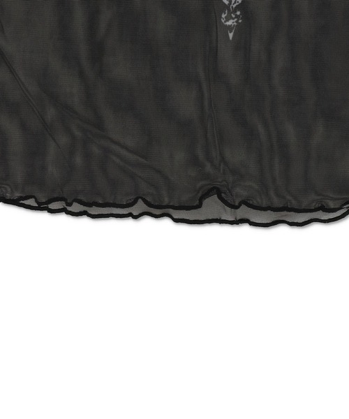 DARRDY（ダーディー）の「【DARRDY/ダーディー】肋骨デザイン長袖シアーカットソー（Tシャツ/カットソー・レディース・ブラック/アイボリー・ONESIZE）」の13枚目の写真