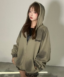 ARULE（アルール）の「A'GEM/9 × .kom 『ARULE/アルール』 バックワッペンジップパーカー（パーカー）」