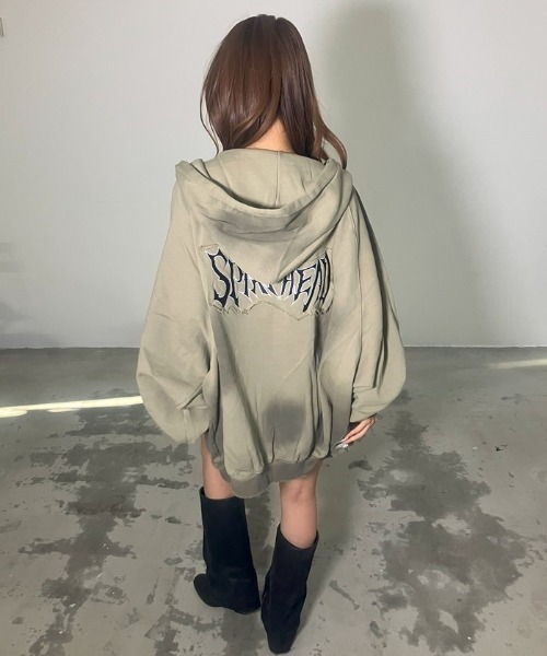 ૮꒰˶•༝•˶꒱ა♡出品 靴＆パーカー angelica hood zip-up（パーカー）｜THEAIRTOWN（ジエアタウン