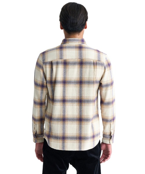 Quiksilver（クイックシルバー）の「DNA FLANNEL/クイックシルバーネルシャツ（シャツ/ブラウス・メンズ・ベージュ/ブラック・X-LARGE/LARGE/MEDIUM/SMALL）」の13枚目の写真