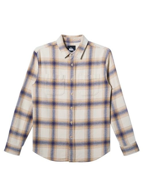 Quiksilver（クイックシルバー）の「DNA FLANNEL/クイックシルバーネルシャツ（シャツ/ブラウス・メンズ・ベージュ/ブラック・X-LARGE/LARGE/MEDIUM/SMALL）」の14枚目の写真