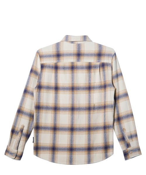 Quiksilver（クイックシルバー）の「DNA FLANNEL/クイックシルバーネルシャツ（シャツ/ブラウス・メンズ・ベージュ/ブラック・X-LARGE/LARGE/MEDIUM/SMALL）」の15枚目の写真