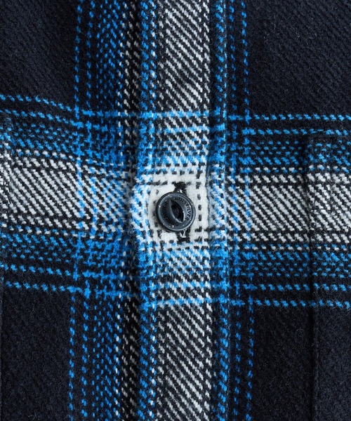 Quiksilver（クイックシルバー）の「DNA FLANNEL/クイックシルバーネルシャツ（シャツ/ブラウス・メンズ・ベージュ/ブラック・X-LARGE/LARGE/MEDIUM/SMALL）」の6枚目の写真